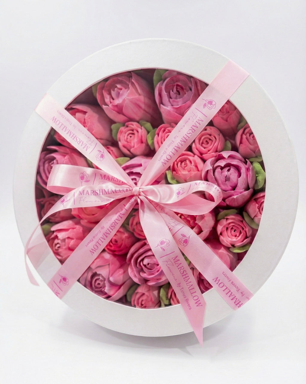 M size premium round box “Blush & Bloom”