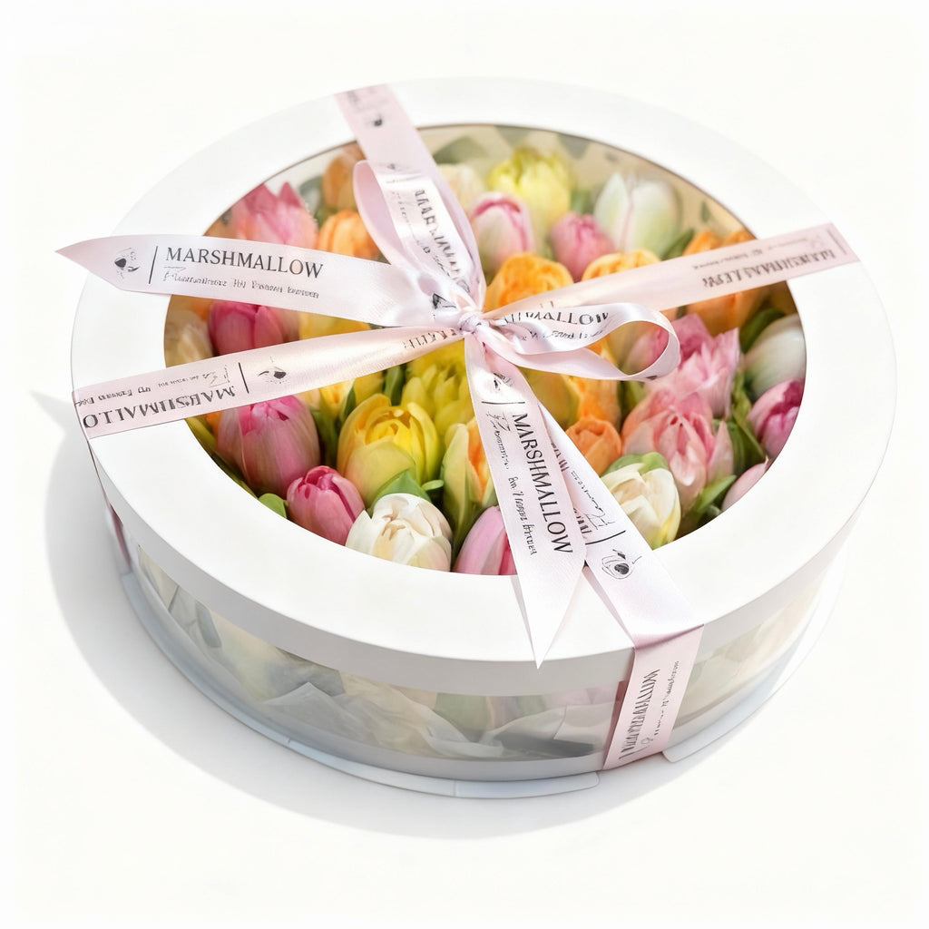 M size premium round box
