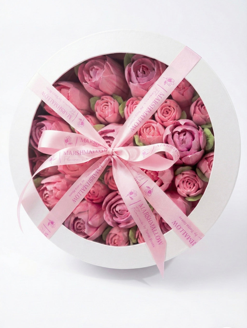 M size premium round box “Blush & Bloom”