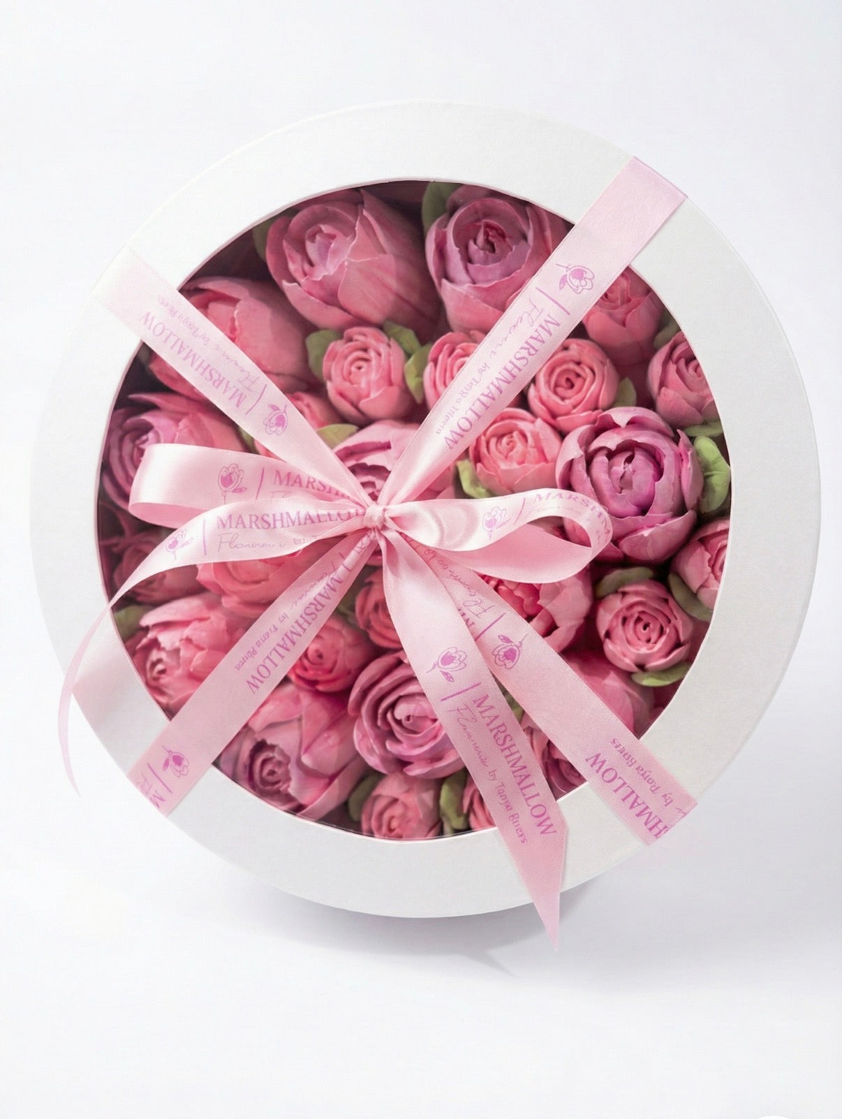 M size premium round box “Blush & Bloom”