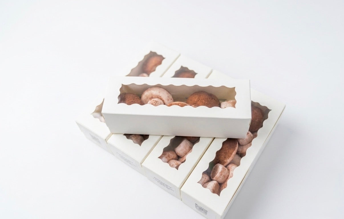 Marshmallow mushrooms/5 mini boxes