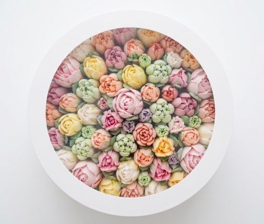 L size premium round box