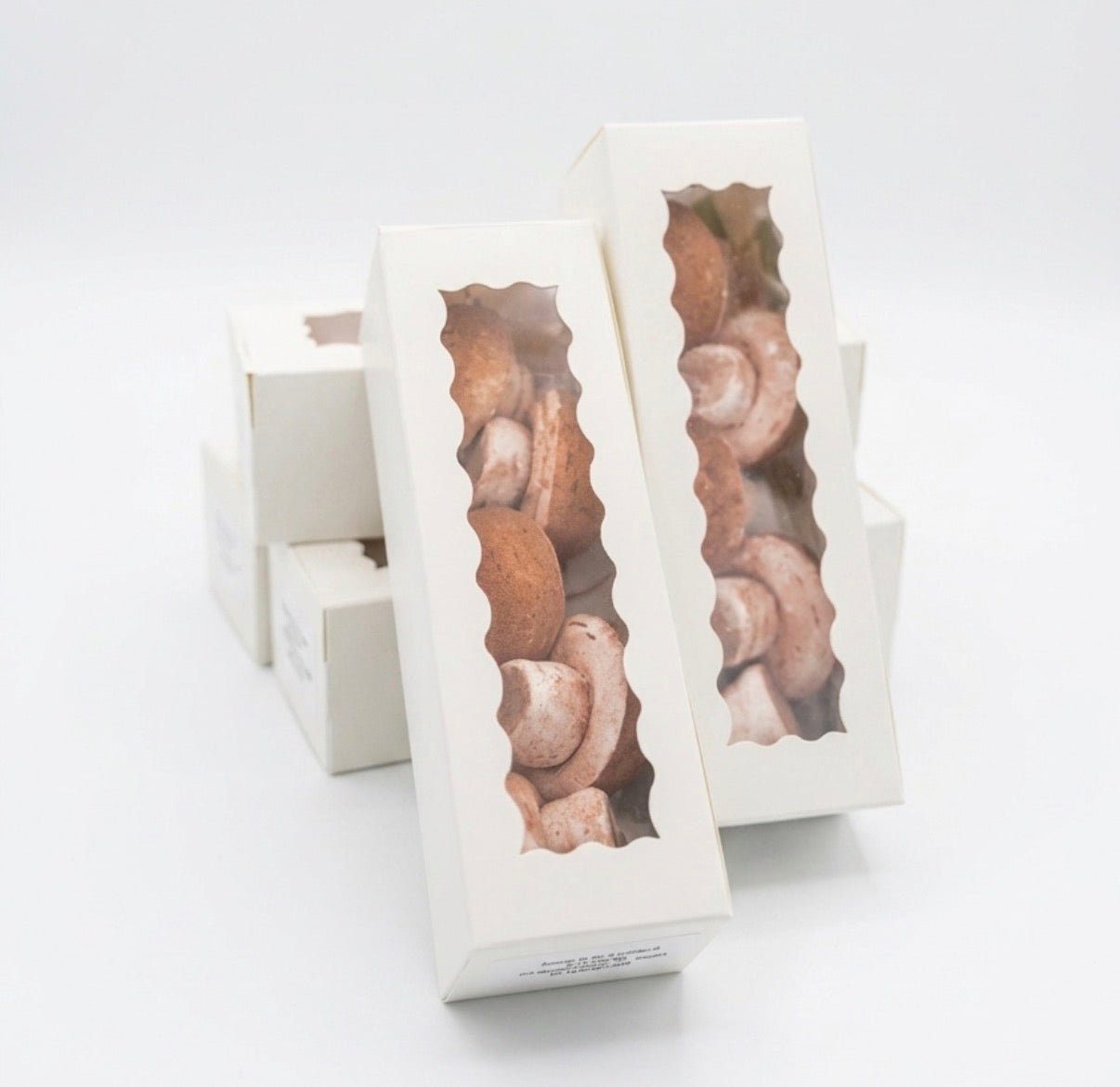 Marshmallow mushrooms/5 mini boxes