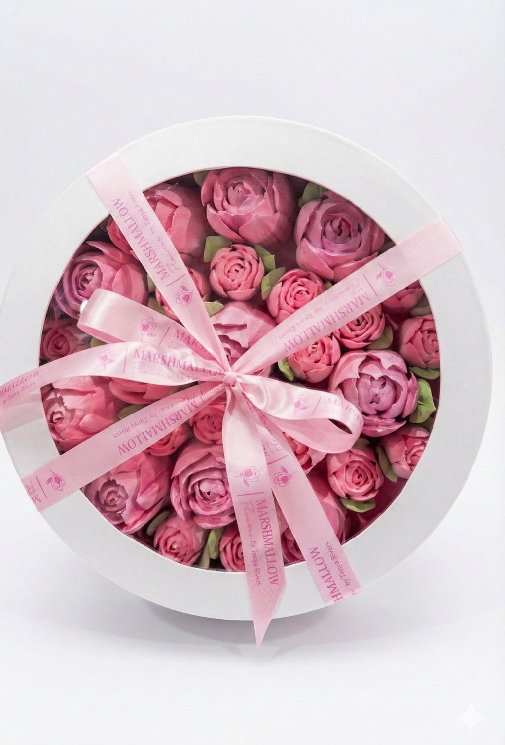 M size premium round box “Blush & Bloom”
