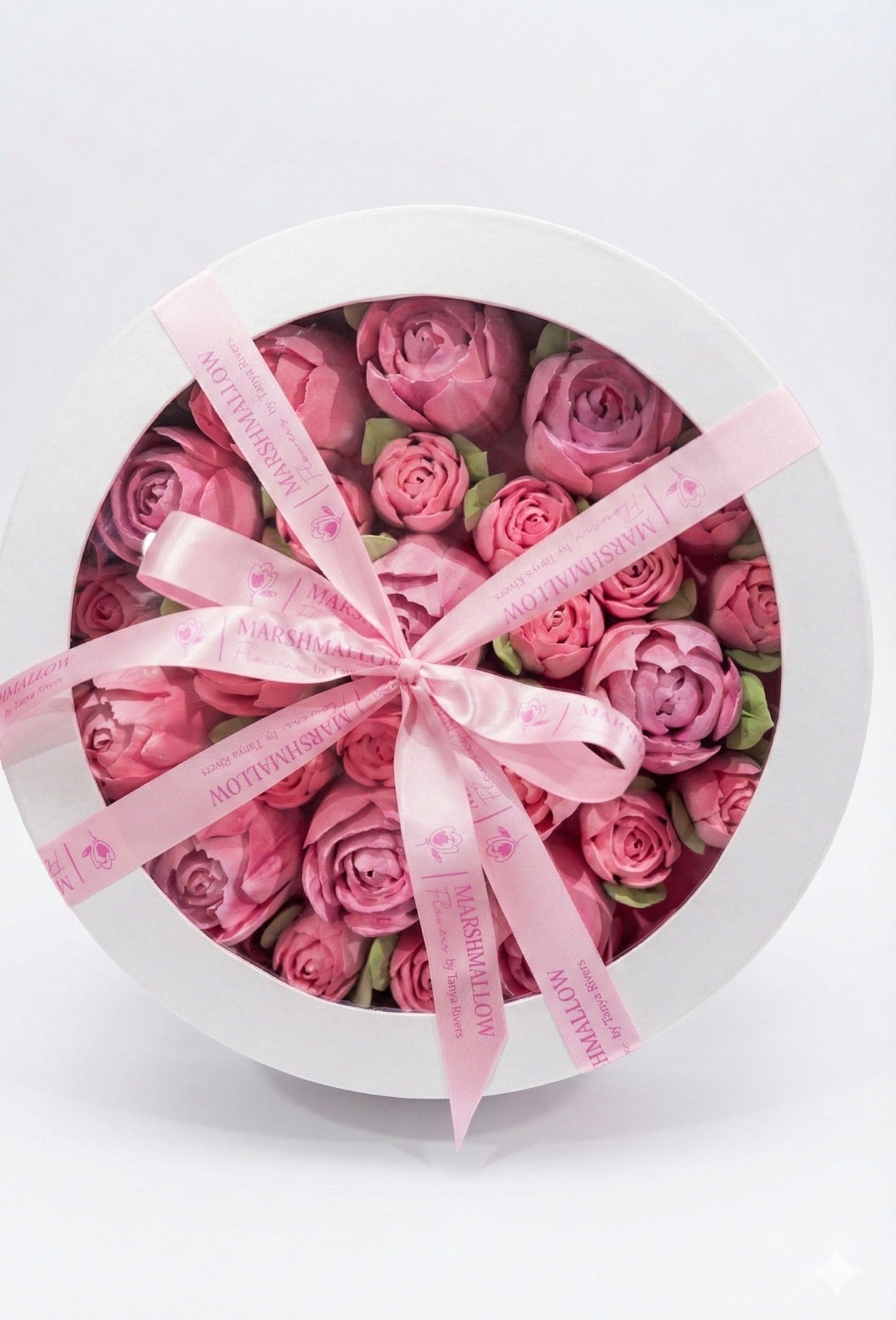 M size premium round box “Blush & Bloom”