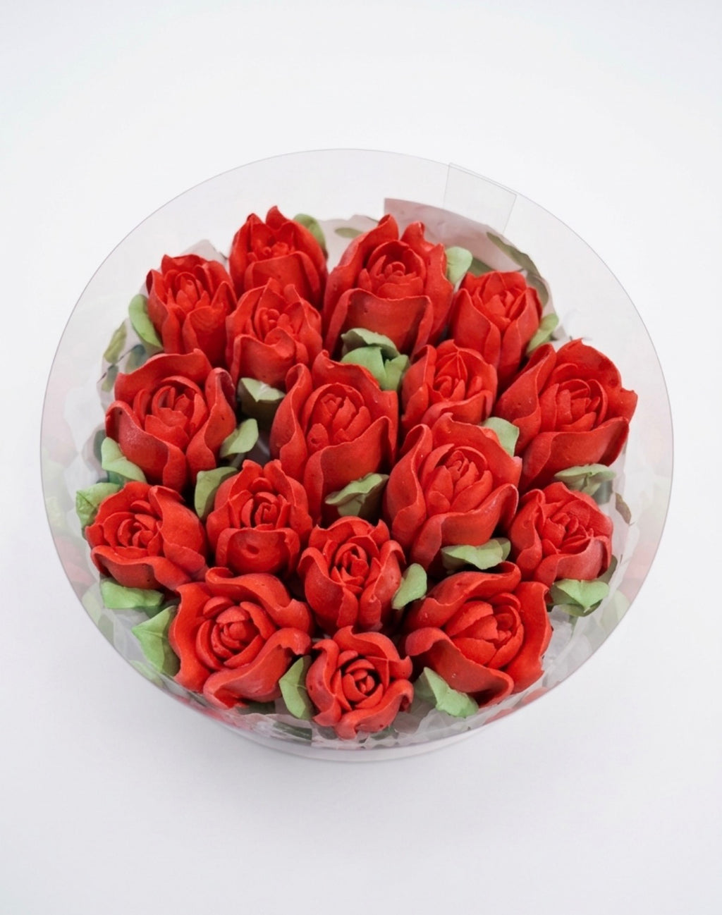 S size premium round box “Velvet petals”