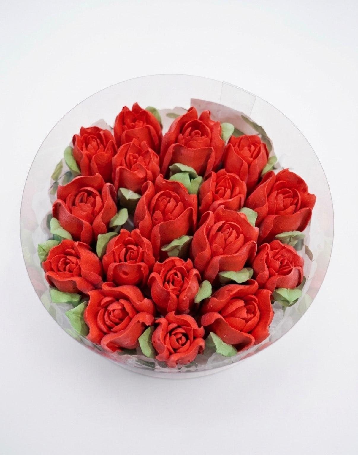 S size premium round box “Velvet petals”